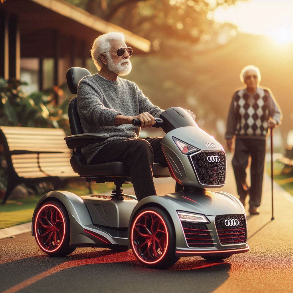 the Audi Shape Mobility Scooter 4