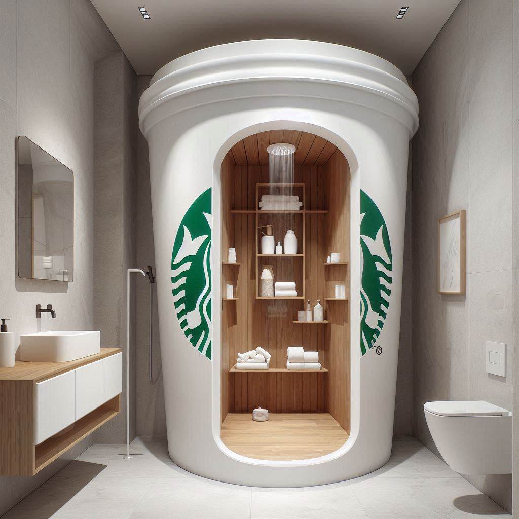 Coffee Cup Shaped Showers 2