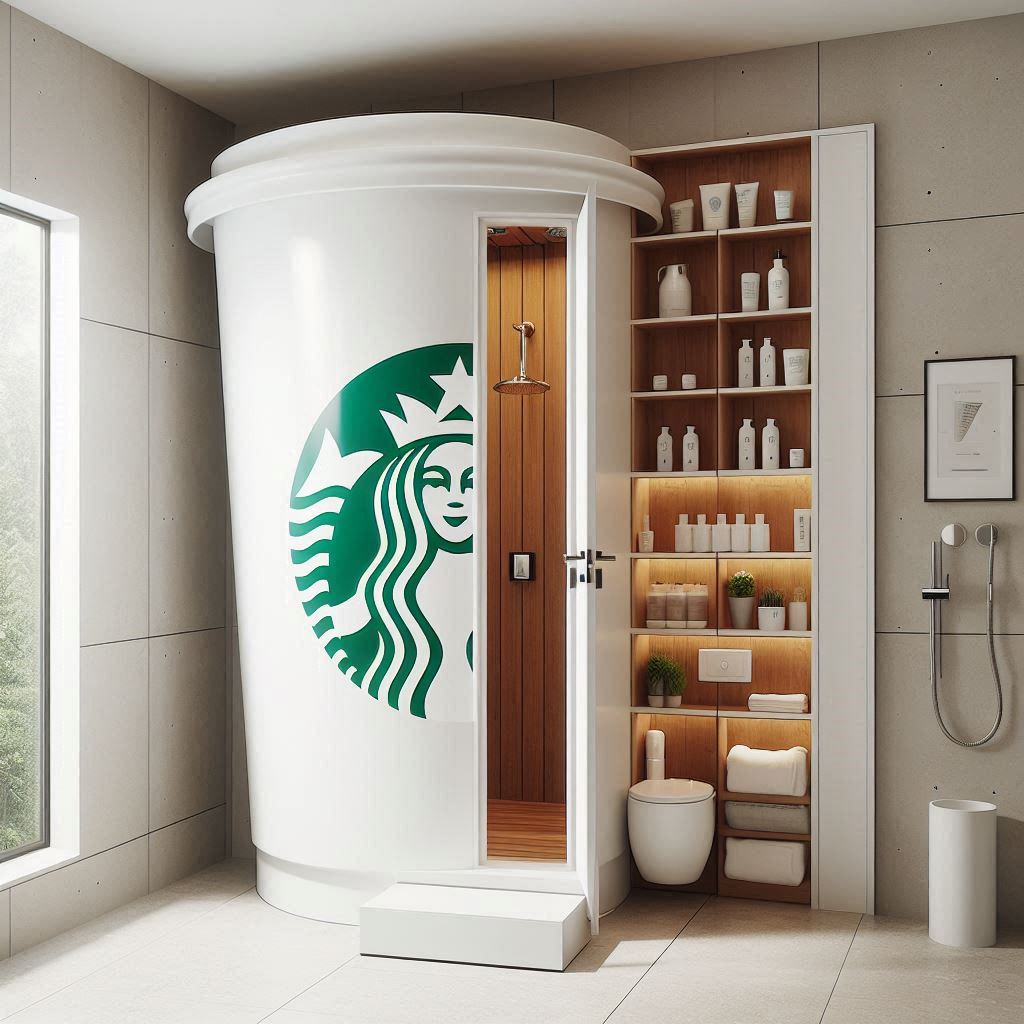 Coffee Cup Shaped Showers 3