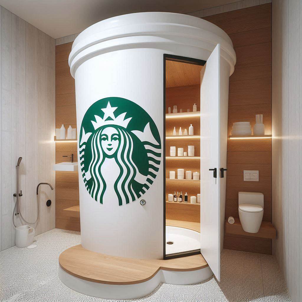 Coffee Cup Shaped Showers 4