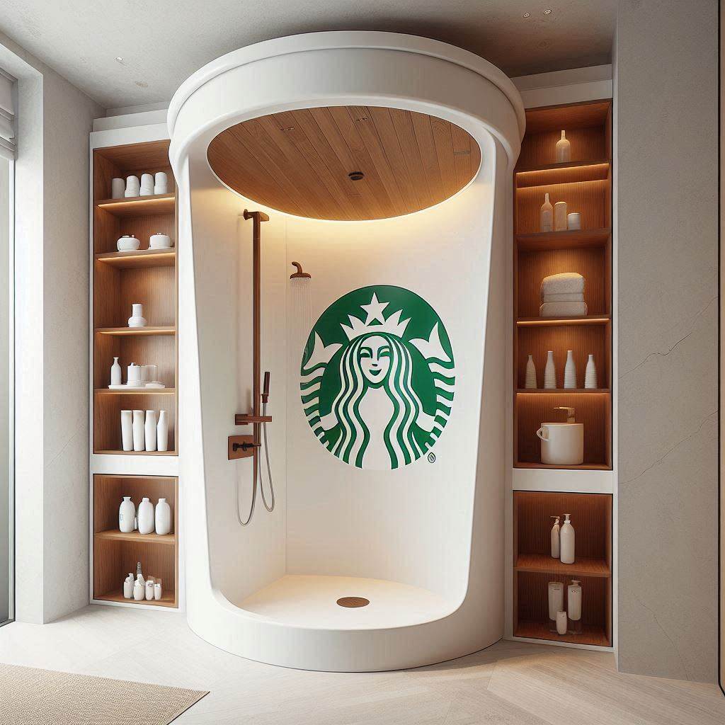 Coffee Cup Shaped Showers 8