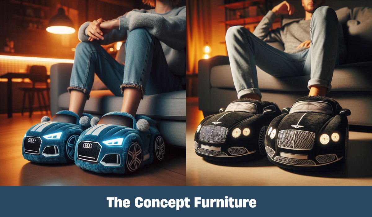 Men's Auto Inspired Design Slippers | Non-Slip main image 1