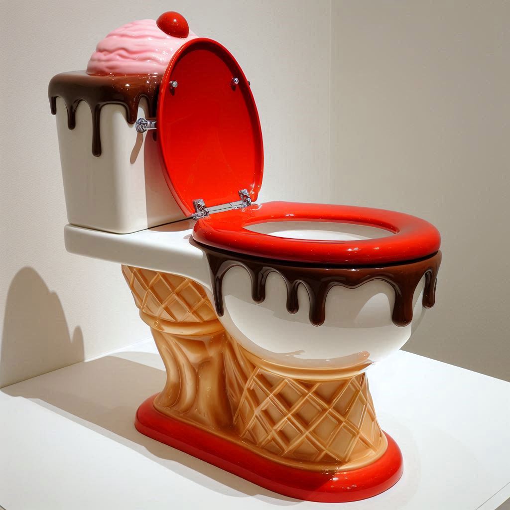 Epoxy Ice Cream Toilets 6