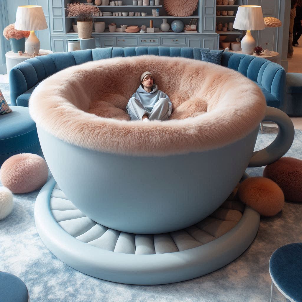 Giant Teacup Lounger 6