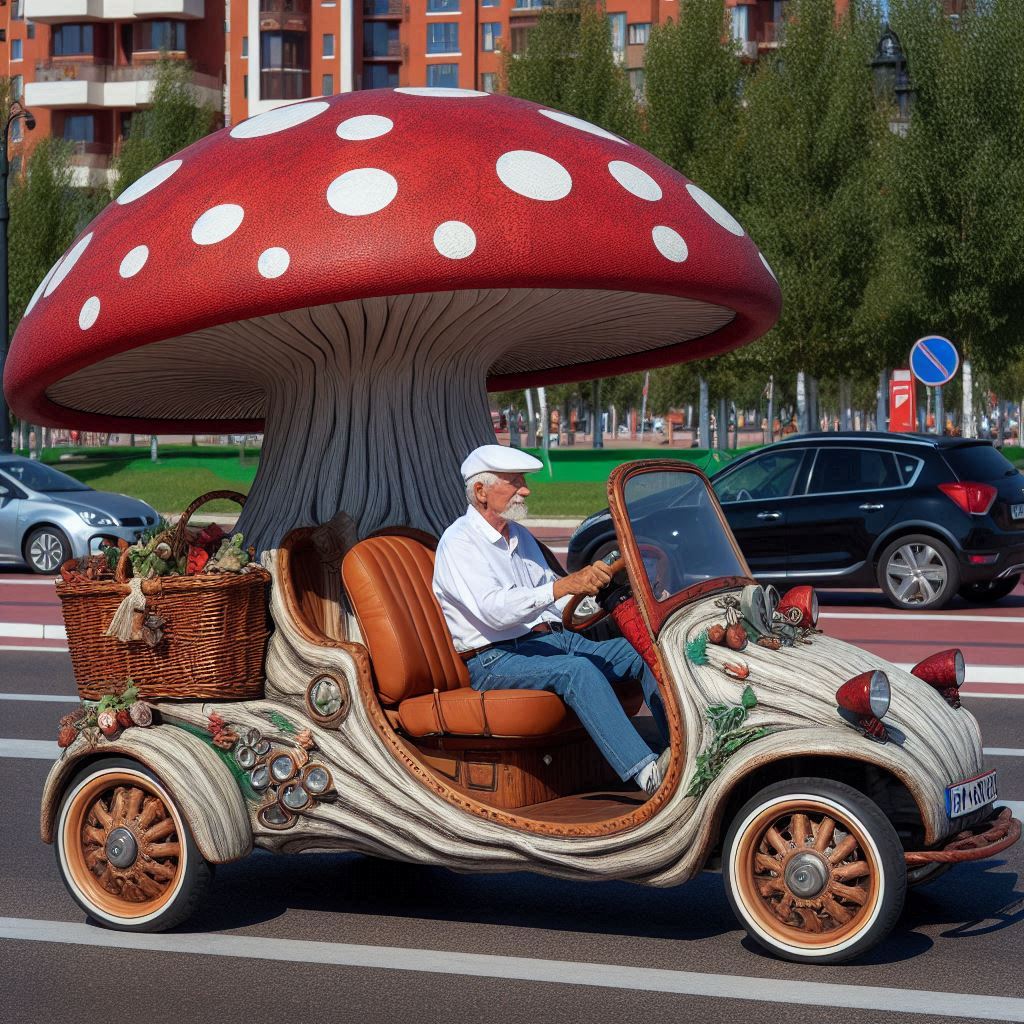 Mushroom Shaped Scooters 2