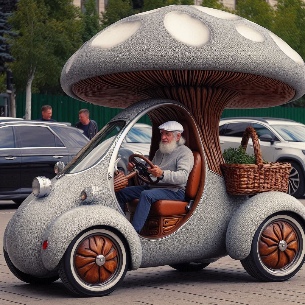 Mushroom Shaped Scooters 4