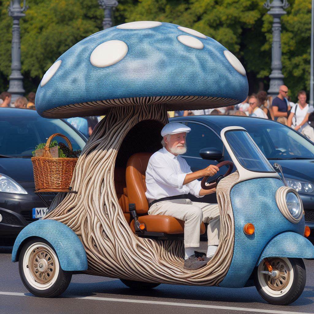 Mushroom Shaped Scooters 5 1