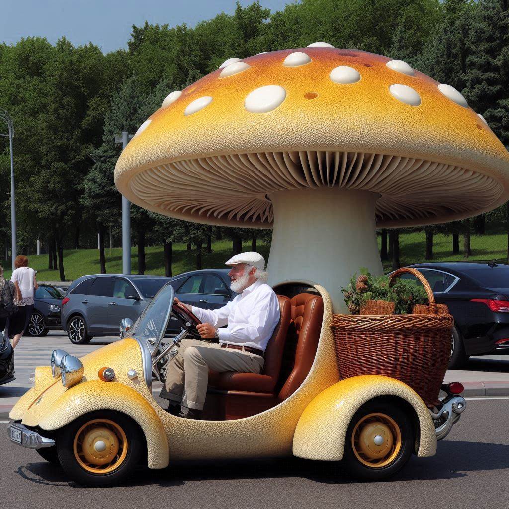 Mushroom Shaped Scooters 7