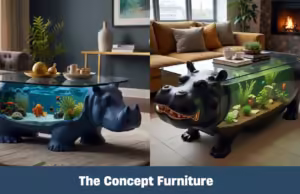 Hippo Aquarium Coffee Tables A Unique and Engaging Centerpiece for Your Home