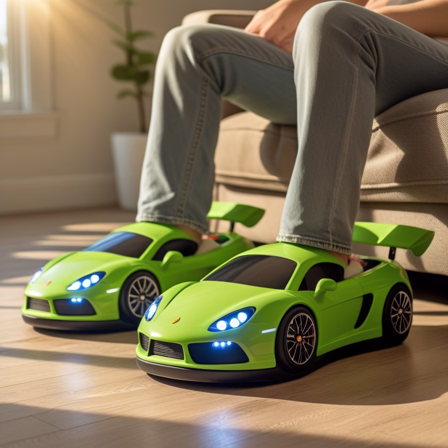Absolutely Sports Car Slippers: Unique Footwear for Car Lovers 2 Absolutely sports car slippers2