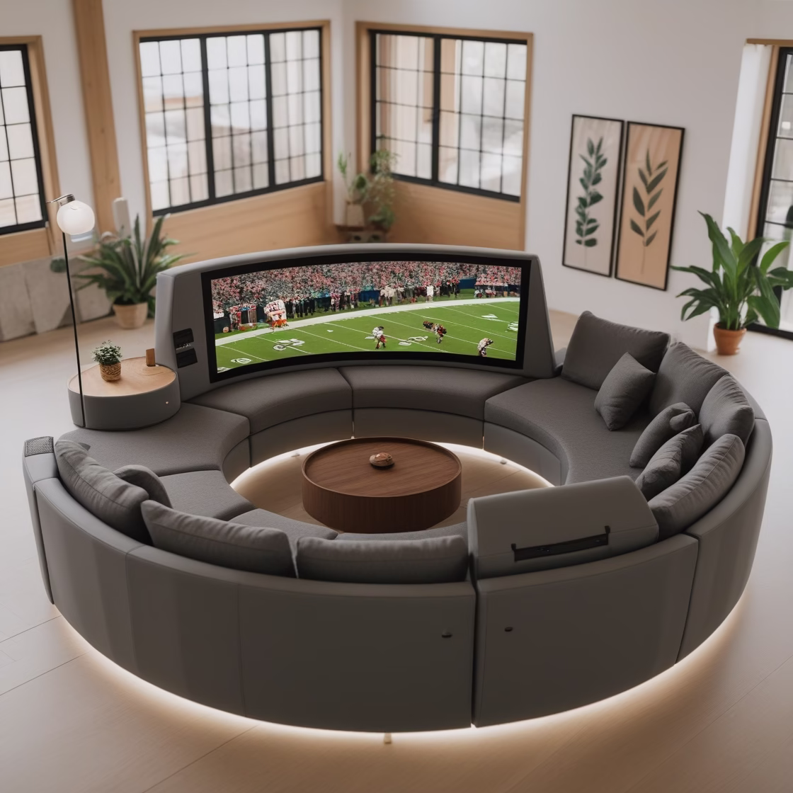 Couch with TV: Creative Living Room Inspiration 8 Couch with TV Creative Living Room Inspiration 10