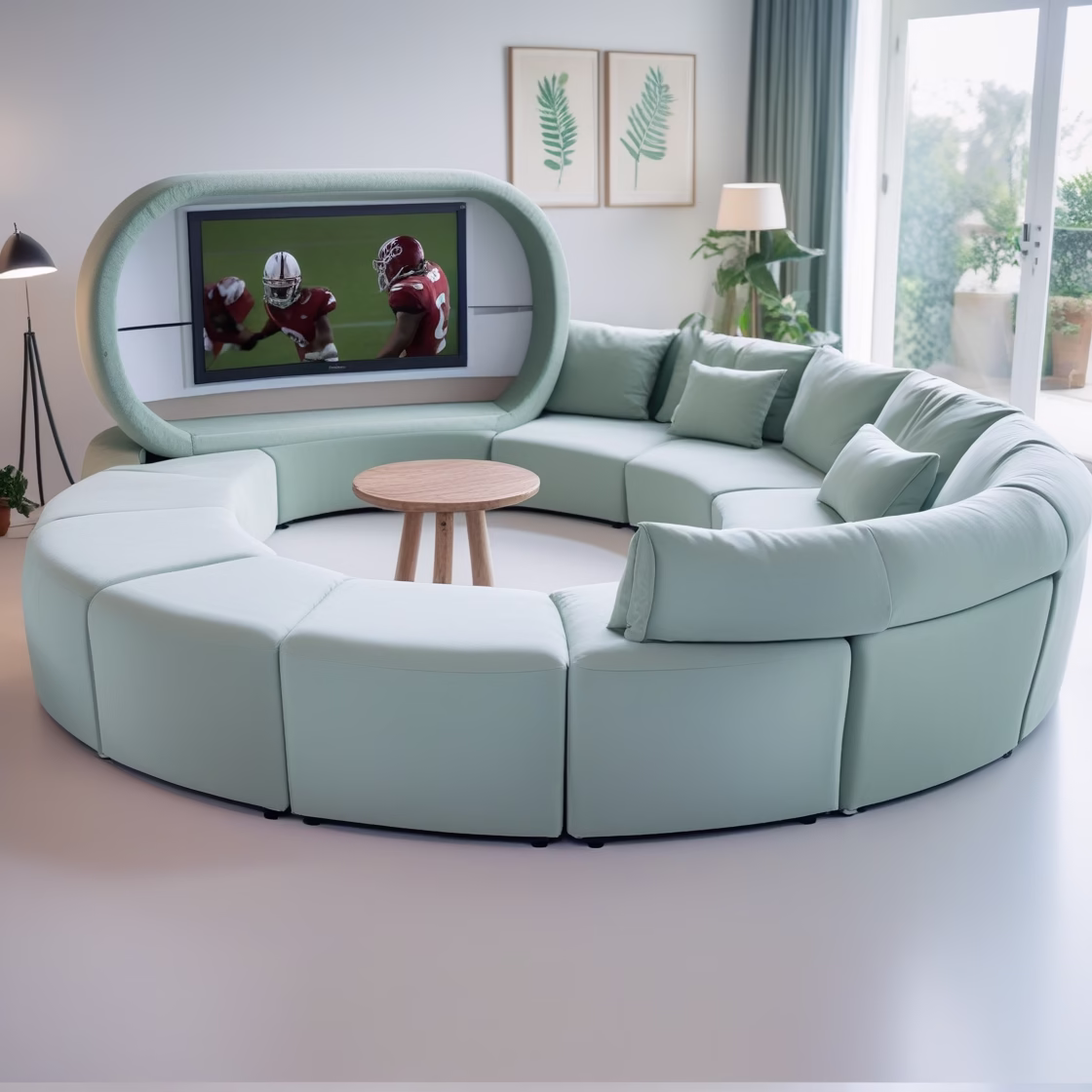 Couch with TV: Creative Living Room Inspiration 3 Couch with TV Creative Living Room Inspiration 5