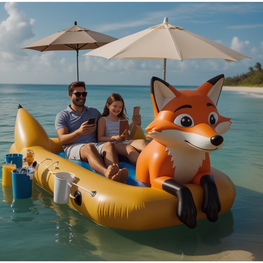 Animal Shaped Pontoon Boat4