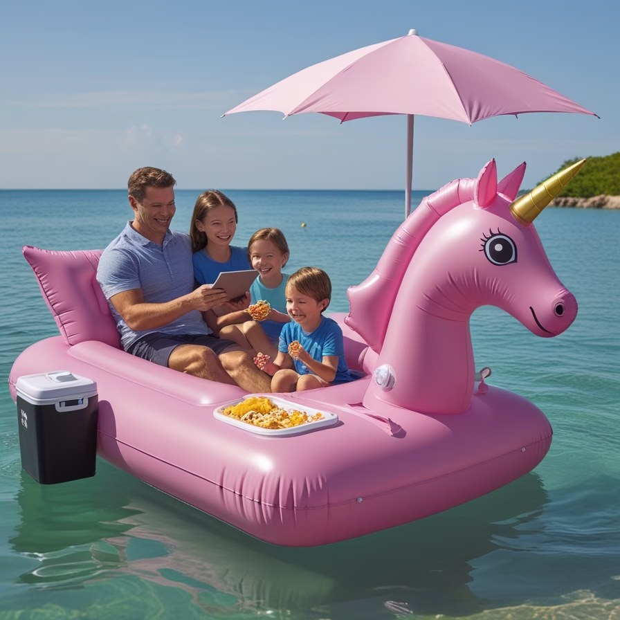 Animal Shaped Pontoon Boat7