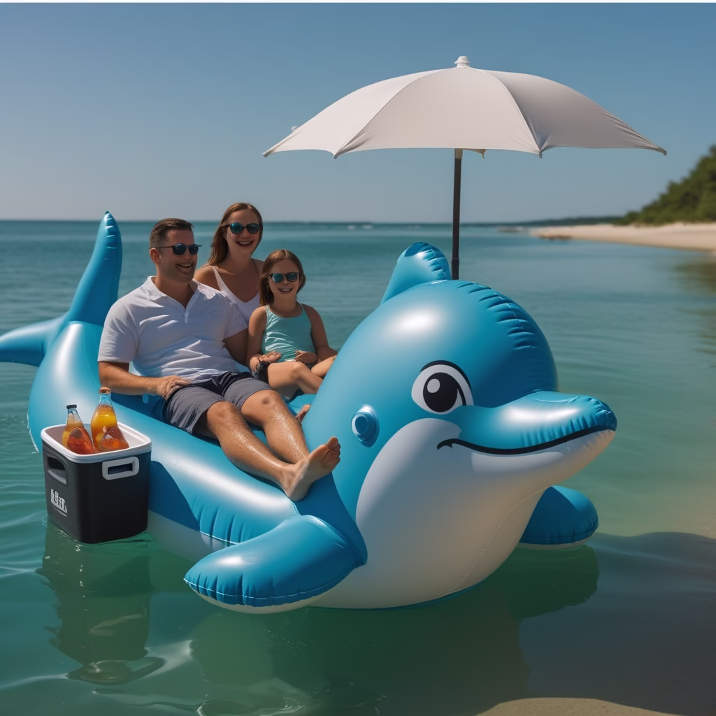 Animal Shaped Pontoon Boat8