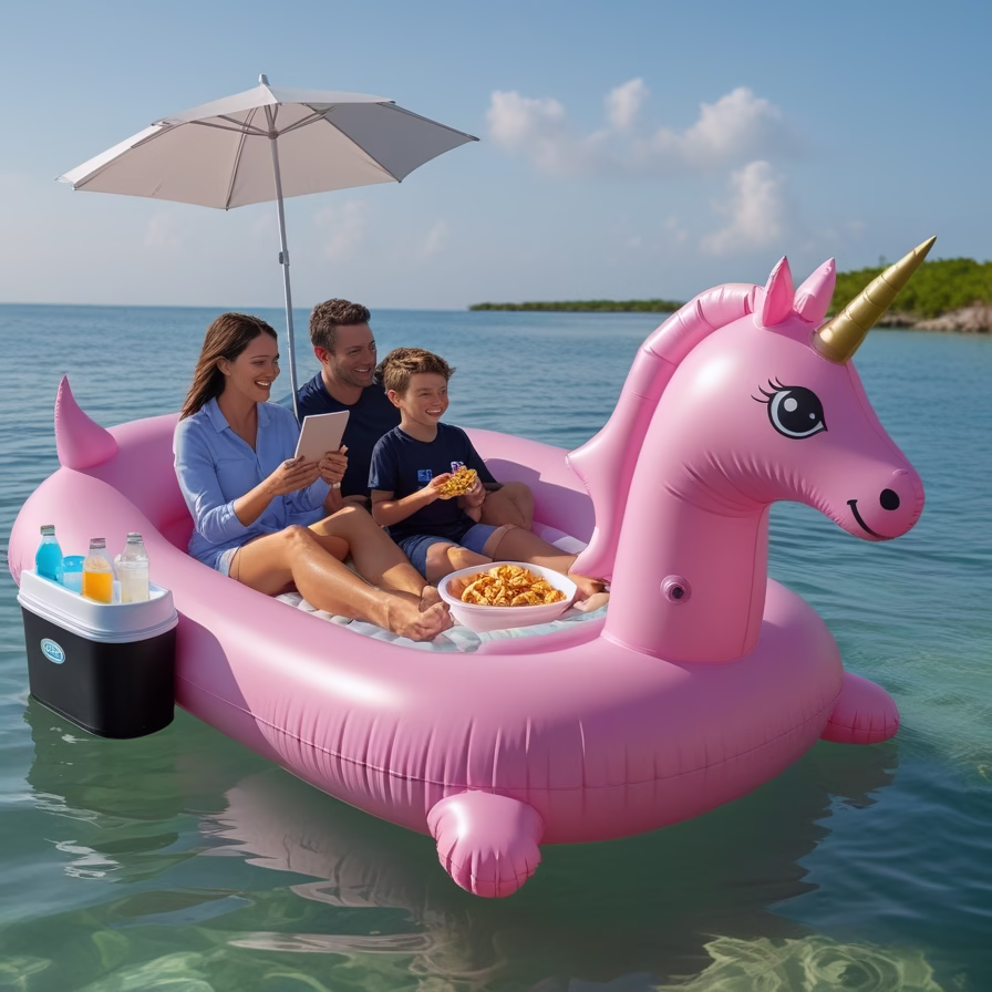 Animal Shaped Pontoon Boat9