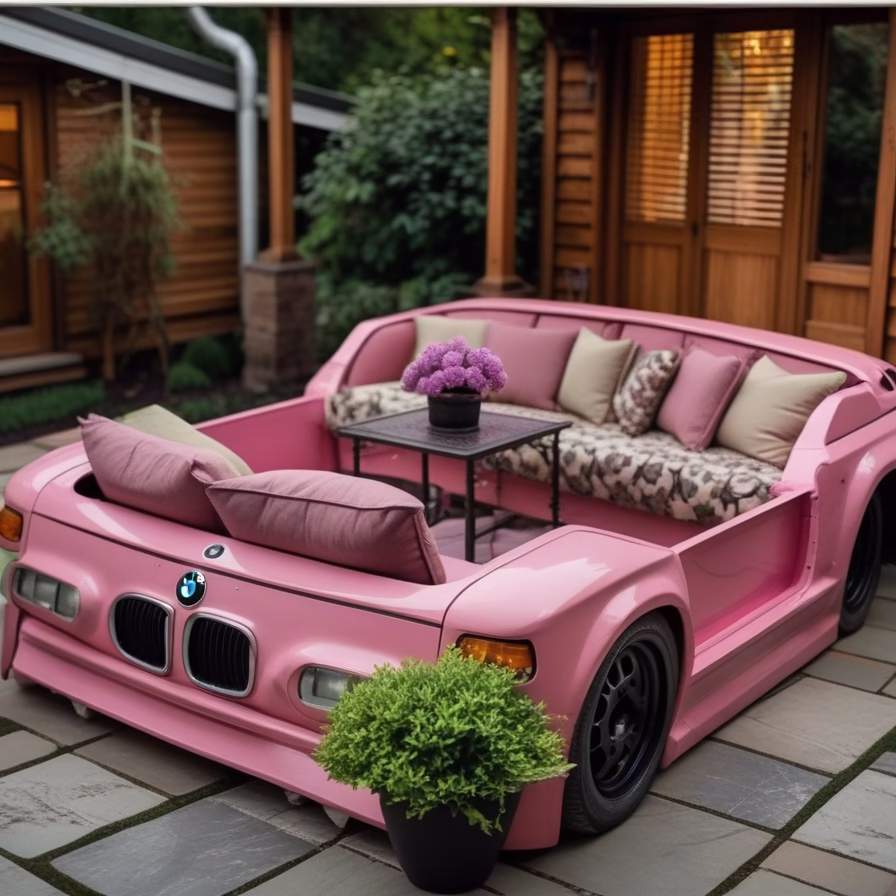 Car shaped outdoor sofa2