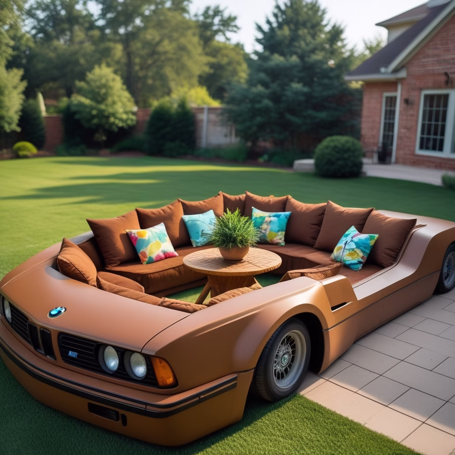 Car shaped outdoor sofa7