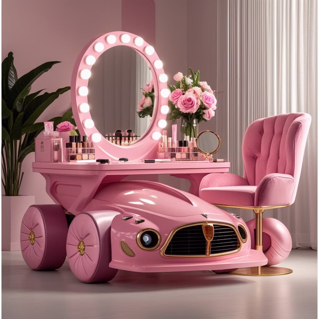 Car-Shaped Vanity Table Designs: A Creative Twist on Classic Furniture 7 Car shaped vanity table6