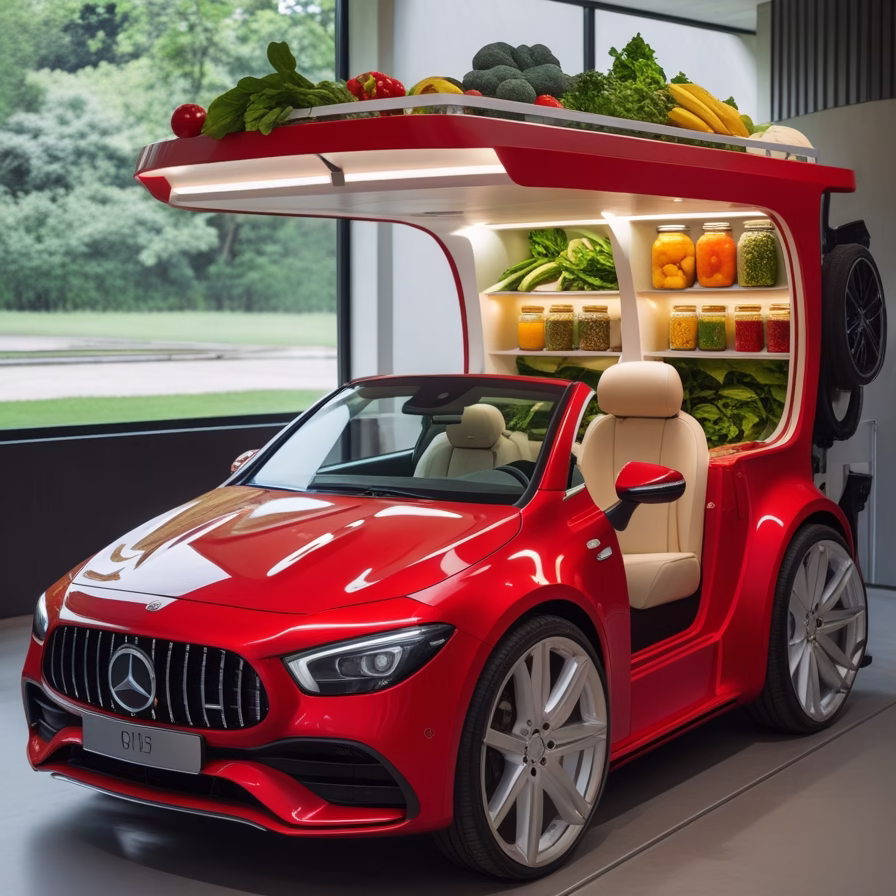 Car themed kitchen furniture2