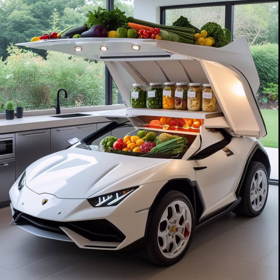 Car themed kitchen furniture3