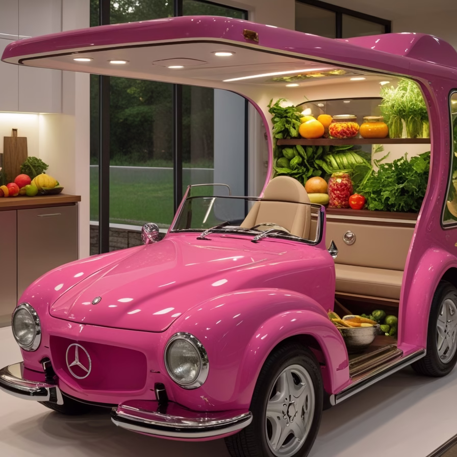 Car themed kitchen furniture5