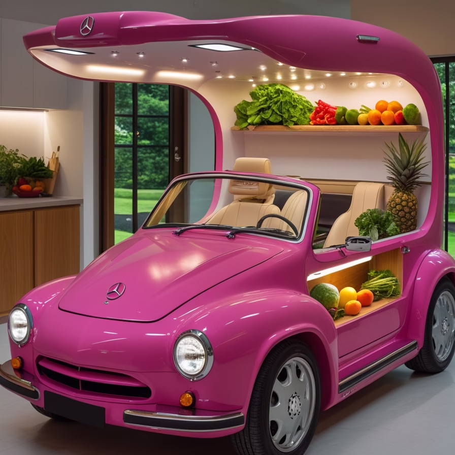 Car themed kitchen furniture6