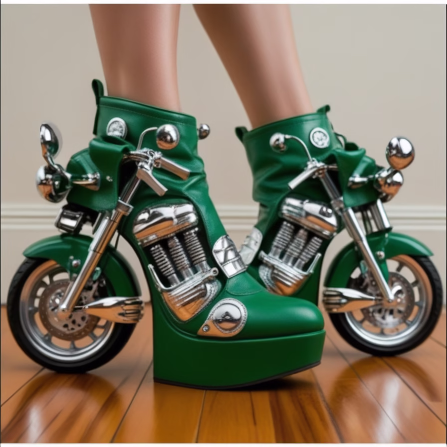 Harley Motorcycle High Heels1