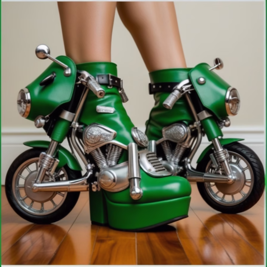 Harley Motorcycle High Heels2
