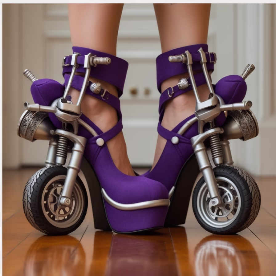 Harley Motorcycle High Heels3
