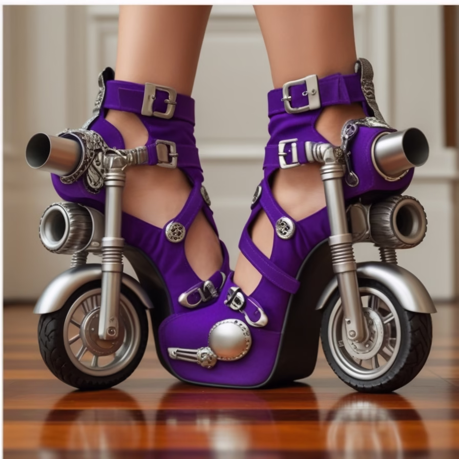 Harley Motorcycle High Heels4