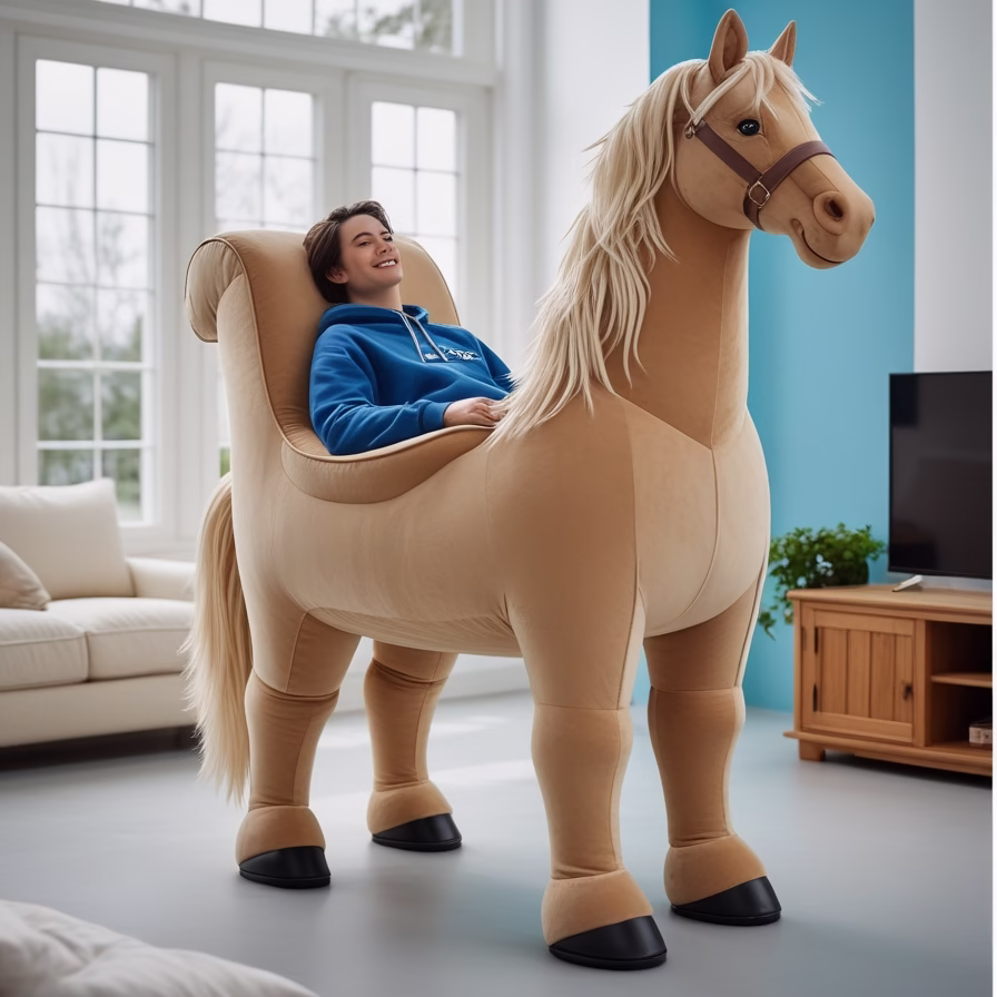 Horse Lounge Chair Inspiration: Transform Your Home with Artistic Seating 3 Horse Lounge Chair5
