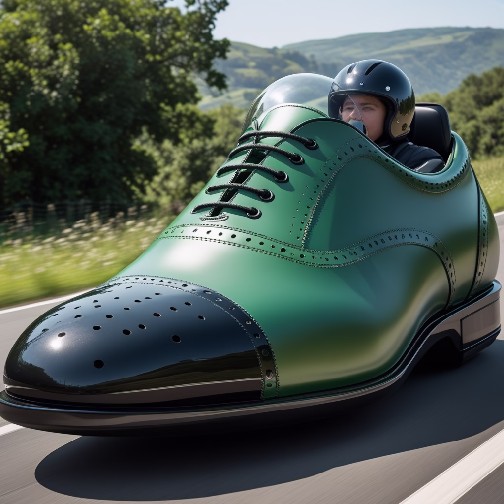 Shoe shaped car1