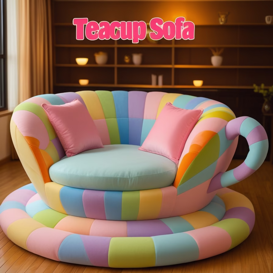 Teacup-Shaped Sofa Designs: Where Comfort Meets Creative Style 2 Teacup shaped sofa3