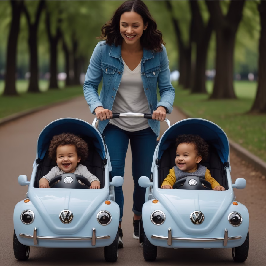 Volkswagen Beetle Twin Baby Stroller1