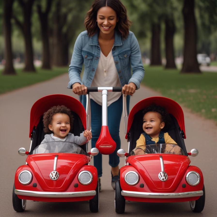 Volkswagen Beetle Twin Baby Stroller4