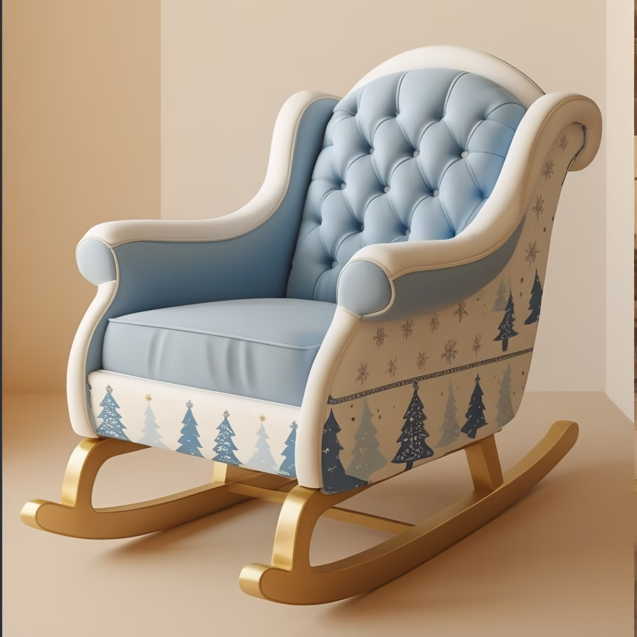 Christmas rocking chair1