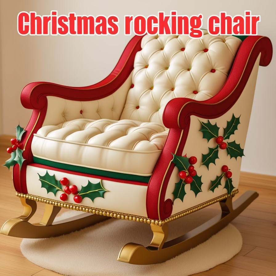 Christmas rocking chair3