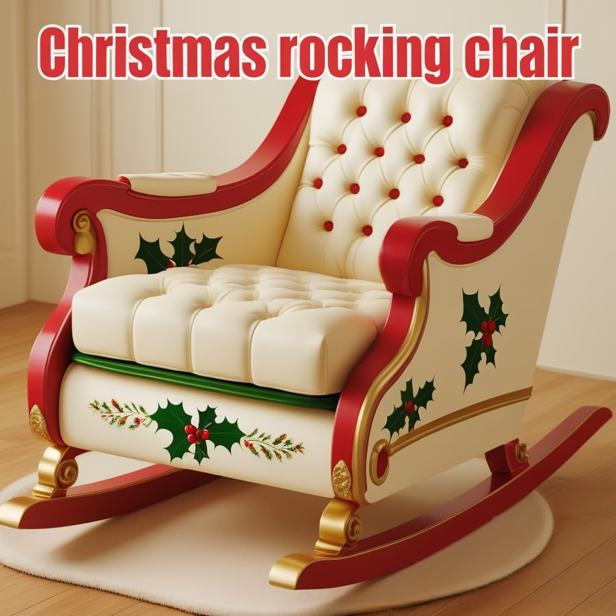 Christmas rocking chair8