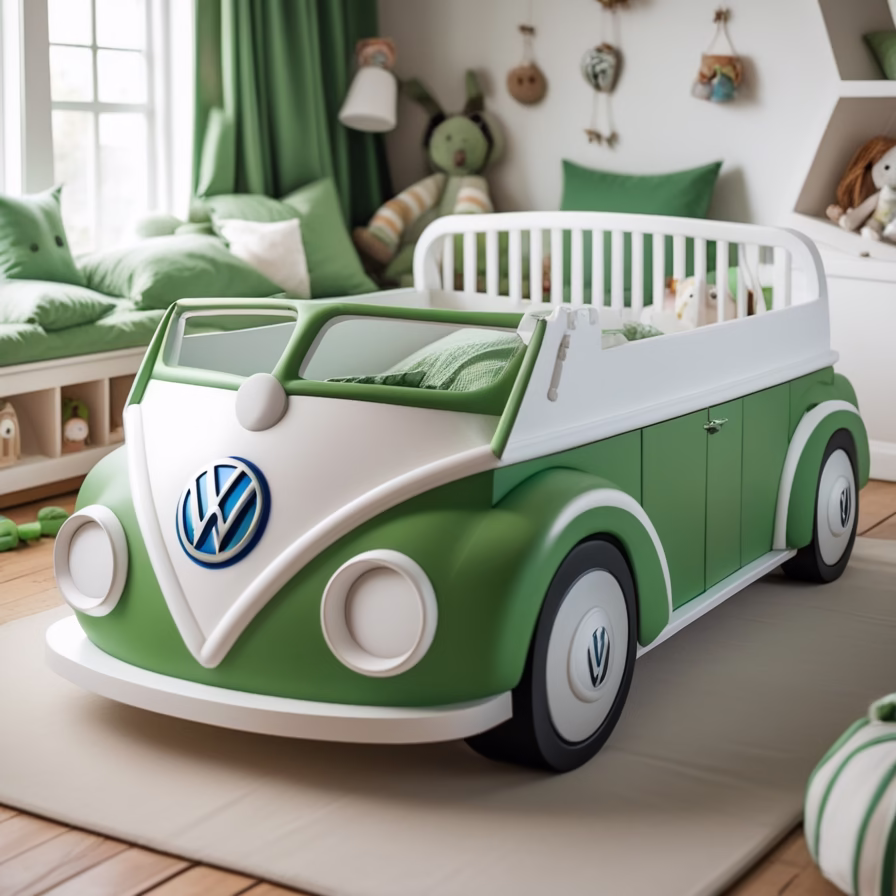 VW Beetle Baby Crib: A Retro-Inspired Sleeping Space for Your Little One 7 VW Beetle Baby Crib6