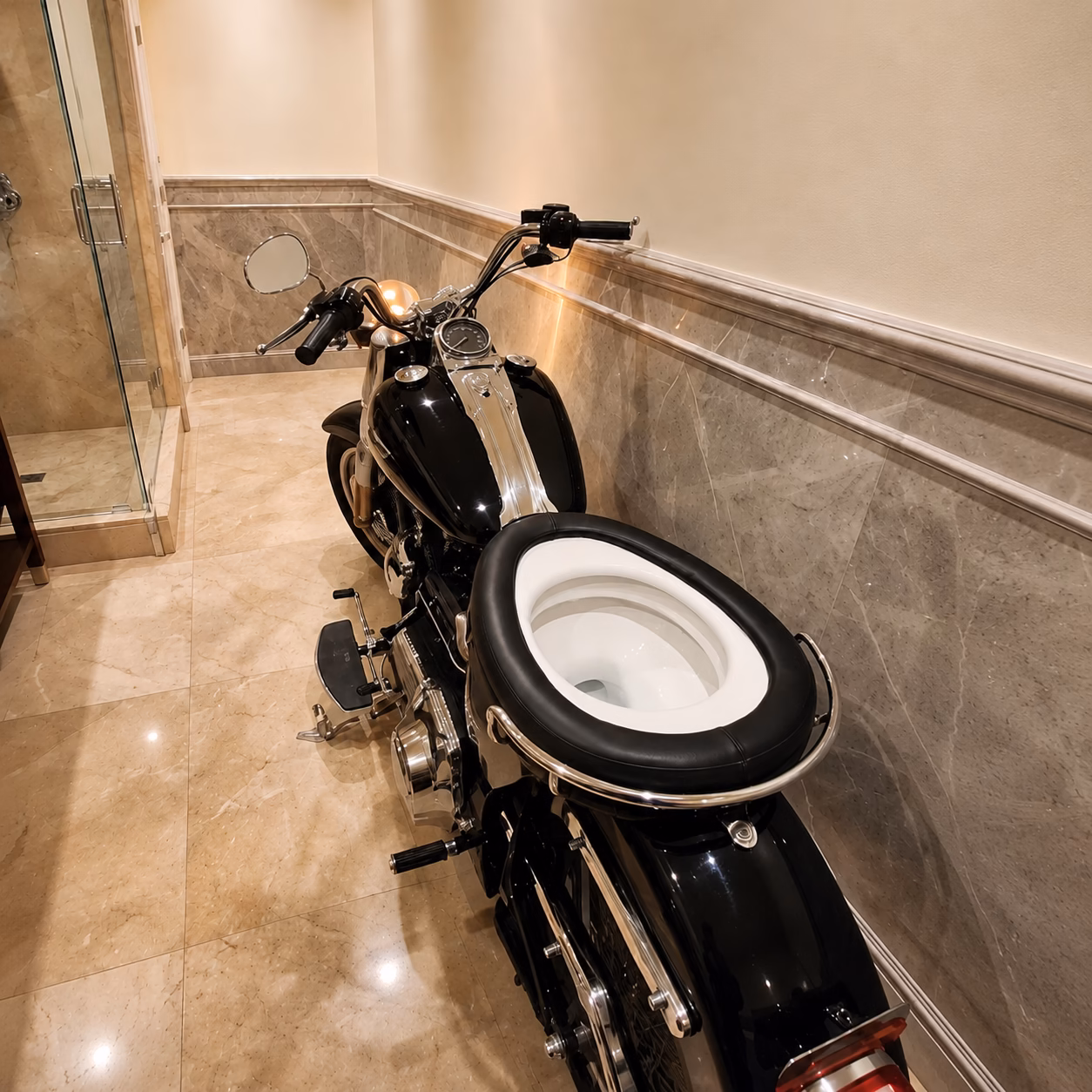 Harley Toilet: The Ultimate Bathroom Upgrade for Motorcycle Lovers 2 Harley Toilet 2